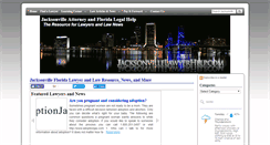 Desktop Screenshot of jacksonvillelawyerhelp.com